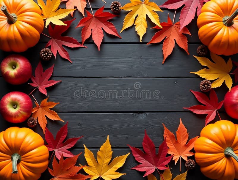 aesthetic thanksgiving story template fall harvest photo with pumpkins and gourds Instagram story template