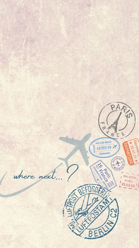 aesthetic travel instagram story template passport cover design minimalist