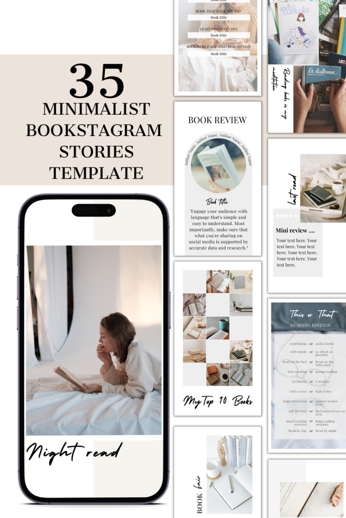 aesthetic university story template library aesthetic instagram story template bookshelf minimal