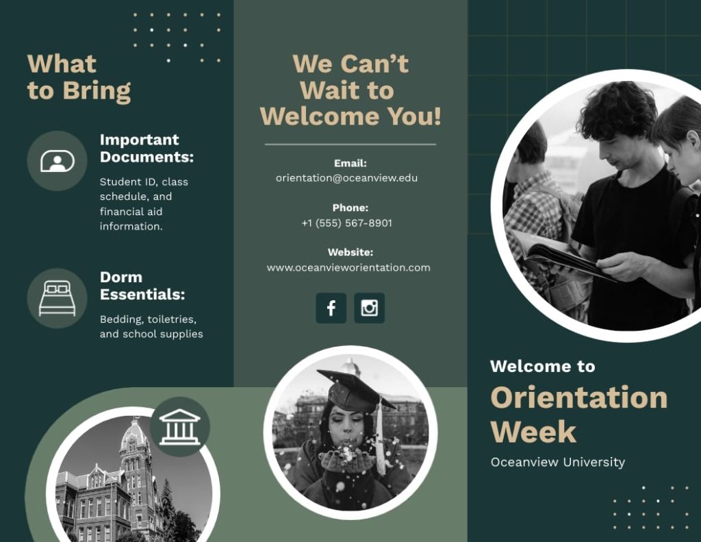 aesthetic university story template orientation week instagram story template pastel gradient university