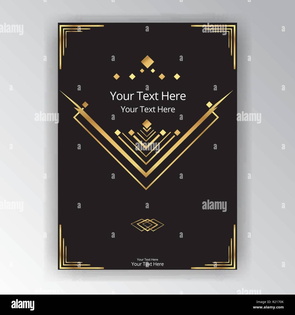 aesthetic vertical story template art deco vertical story template gold geometric luxury