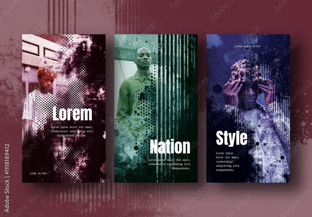 aesthetic vertical story template grunge vertical story template distressed textures dark