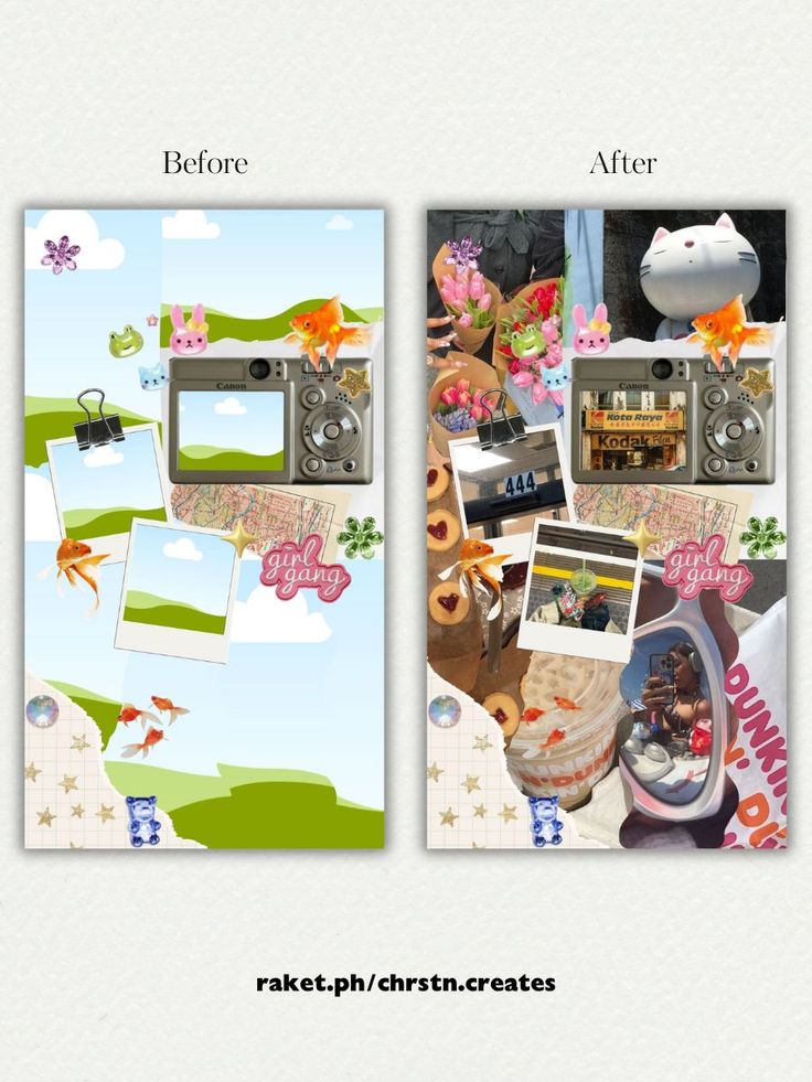 aesthetic weekend trip story template weekend recap moodboard collage aesthetic instagram story template polaroid
