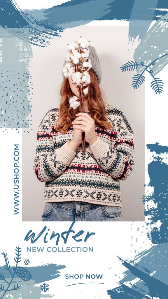 aesthetic winter instagram story template glittery snow globe instagram story template silver glitter circular photo cutout