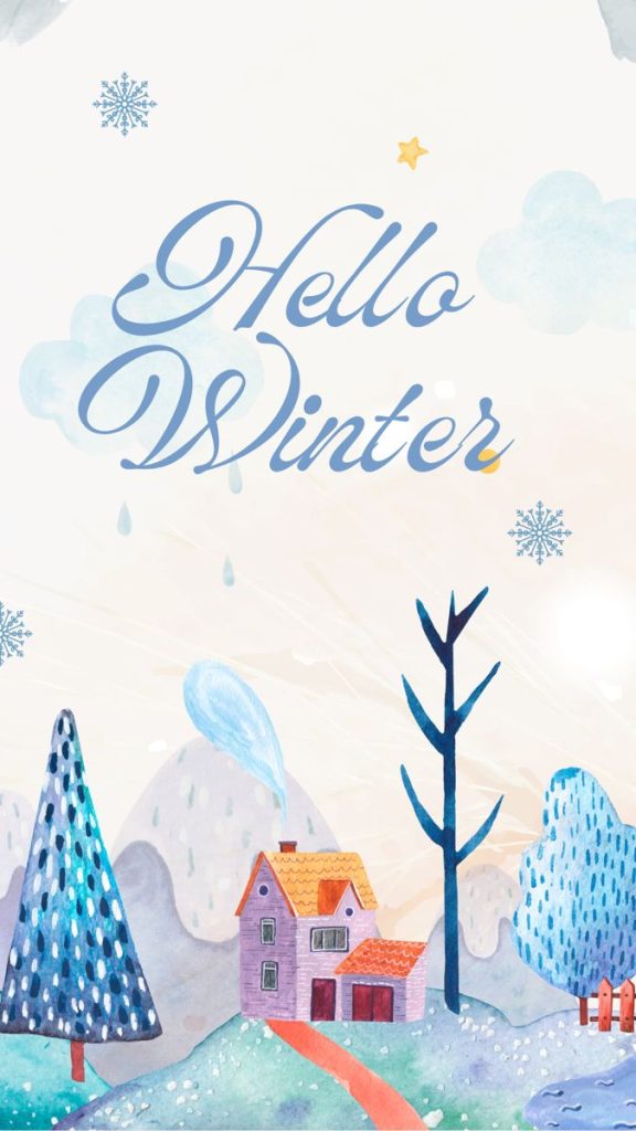 aesthetic winter instagram story template winter wonderland instagram story template snowy trees frosty green overlay snowflakes