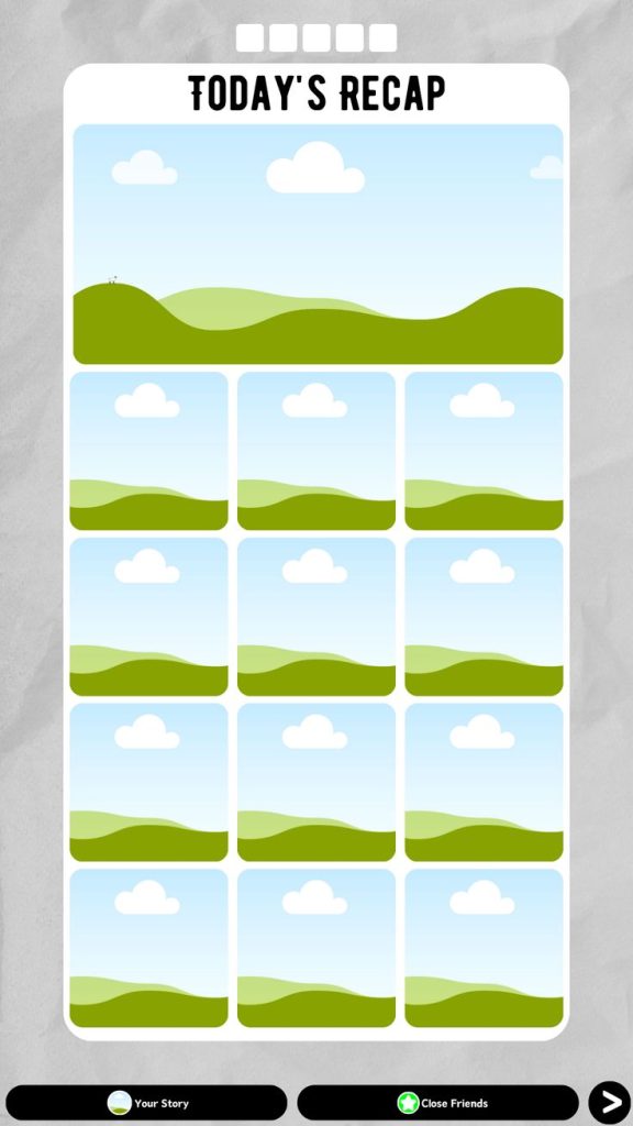 clean aesthetic instagram story template minimal line art doodle Instagram story template with thin black lines