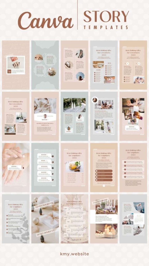 editable aesthetic story template pastel dream Instagram story template with soft pink and lavender gradients
