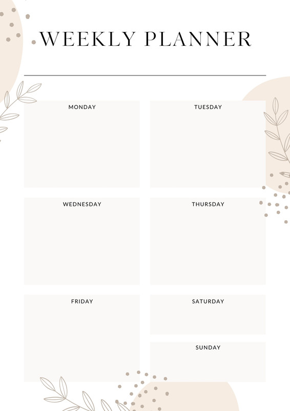 elegant aesthetic instagram story template aesthetic daily planner story template with minimalist layout and beige tones