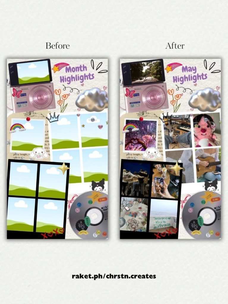 free editable aesthetic story template boho chic aesthetic story template with feathers and tribal patterns on phone screen