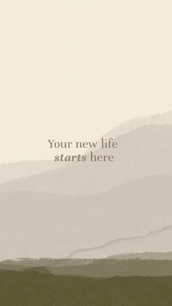 minimalist aesthetic instagram story template minimal quote Instagram story template with thin decorative line