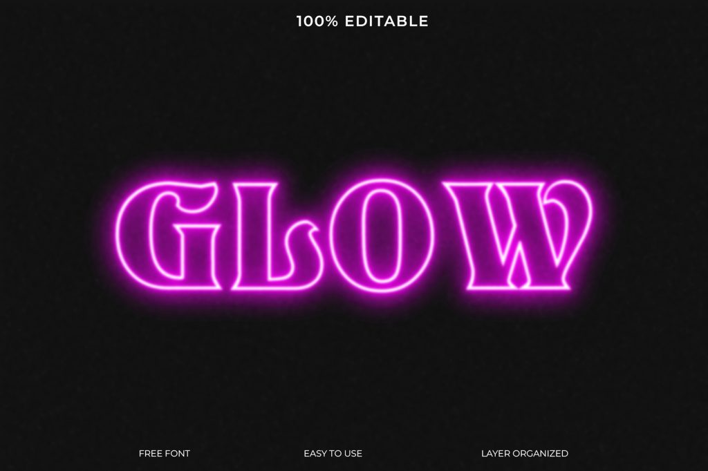 neon glow accent aesthetic story template png