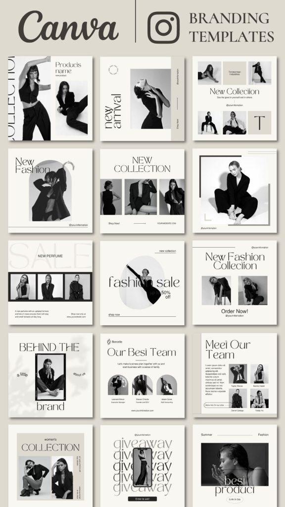neutral aesthetic instagram story templates taupe fabric texture Instagram story template with text box