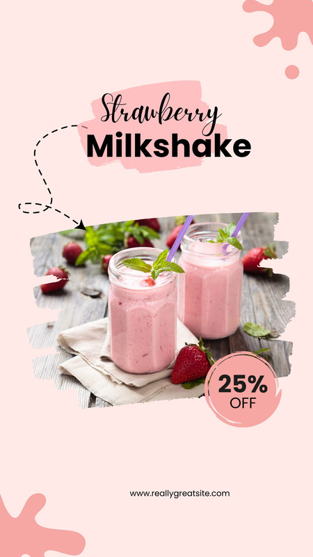 pink aesthetic instagram story template strawberry milk pink aesthetic story overlay template