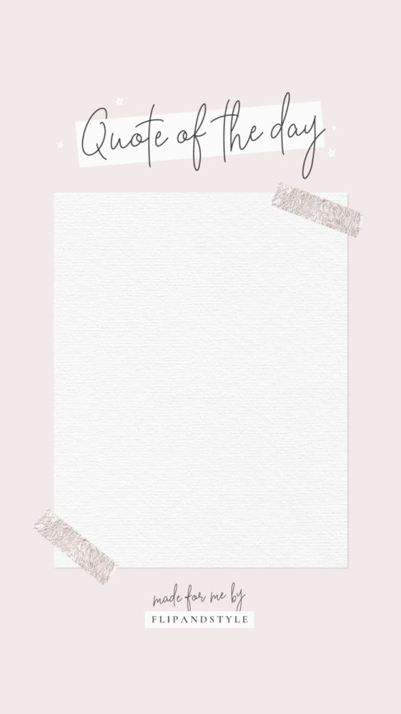 simple aesthetic instagram story template clean quote card border aesthetic Instagram story template