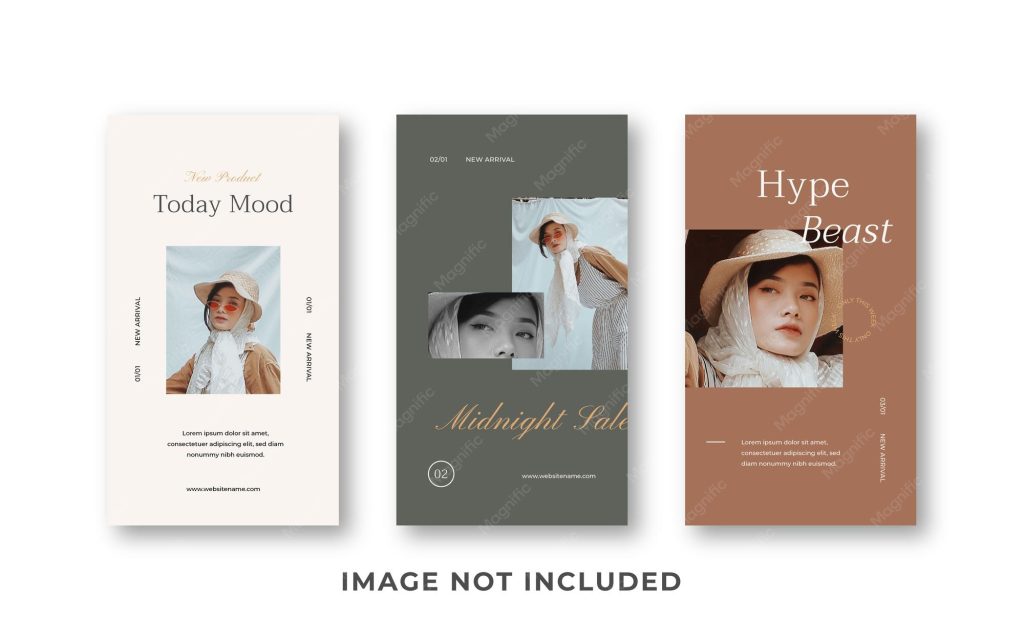 simple aesthetic instagram story template monochrome text only aesthetic Instagram story template