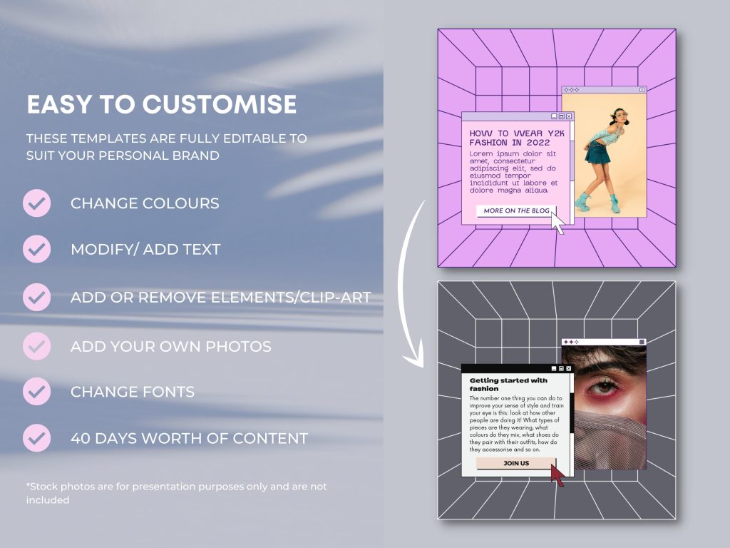 y2k aesthetic instagram story templates blobby abstract shapes y2k aesthetic Instagram story template